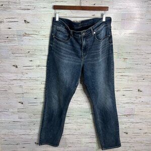 Silver Jeans Women's Straight Leg Jeans - Dark Wash Blue
